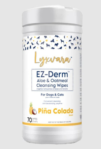Lyxvara Dog easy Derm Wipes Pina Colada, 70-Count