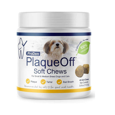 Proden Dog Plaqueoff Dog Chew Small/Medium 45 ct