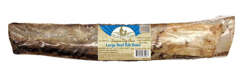Fieldcrest Beef Rib Bone - Slow-Roasted Natural 10-12 in, 25 ct