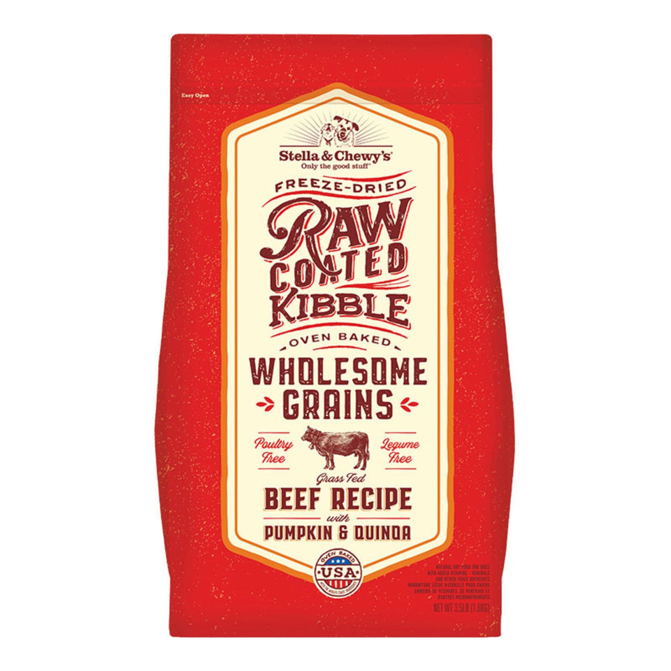 Stella & Chewy's Dog Wholesome Grain Raw Coated Beef, 22 lb