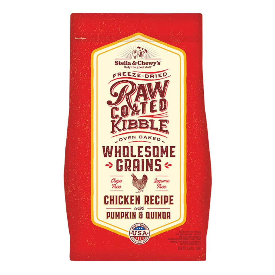 Stella & Chewy's Dog Wholesome Grain Raw Coated Chicken, 22 lb
