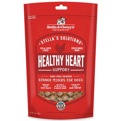 Stella & Chewy's Dog Solutions Healthy Heart Support Freeze-Dried Chicken 13 oz