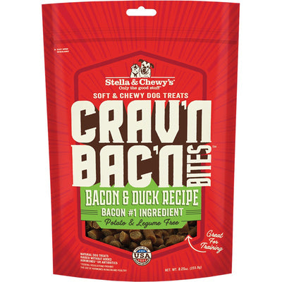 Stella & Chewy's Dog Cravn Bacon Bites Duck 8.25 oz