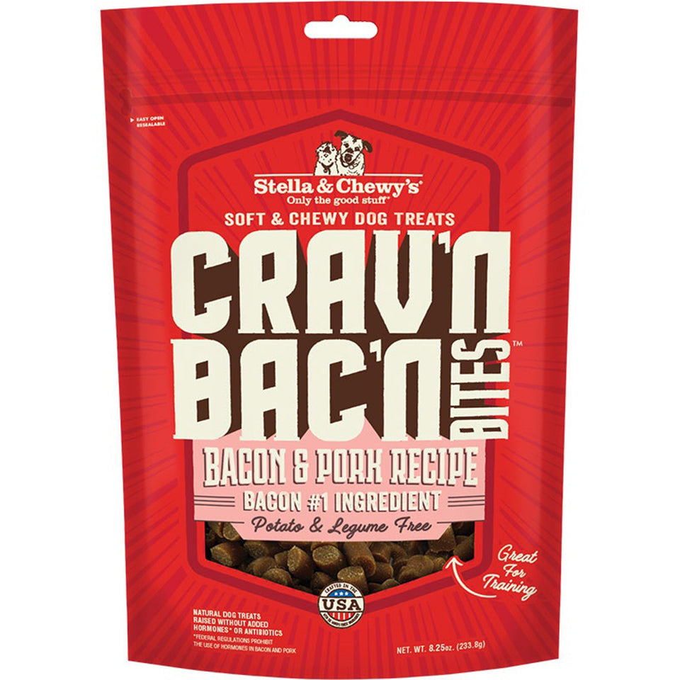 Stella & Chewy's Dog Cravn Bacon Bites Pork 8.25 oz