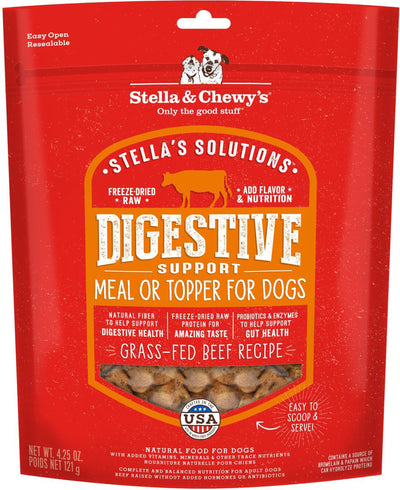 Stella & Chewy's Dog Solutions Digestive Support Beef 4.25 oz