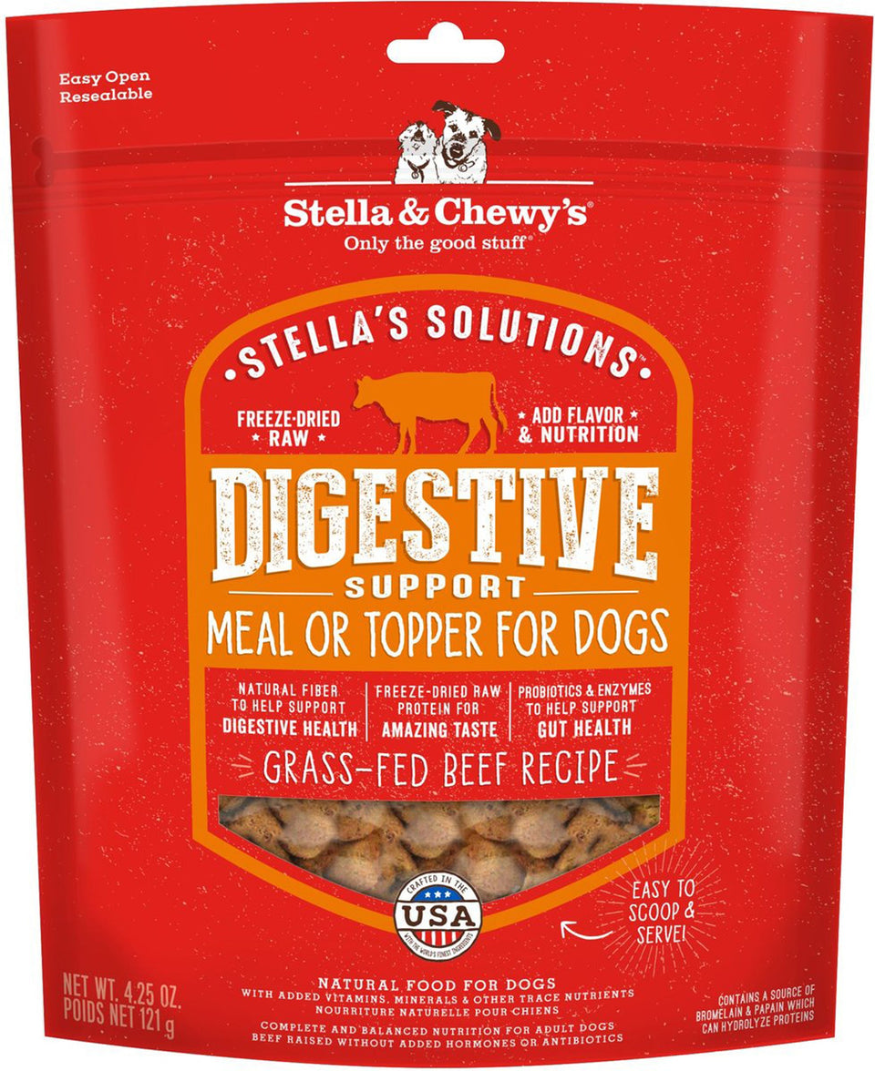 Stella & Chewy's Dog Solutions Digestive Support Beef 4.25 oz