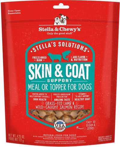 Stella & Chewy's Dog Solutions Skin And Coat Support Lamb And Salmon 4.25 oz
