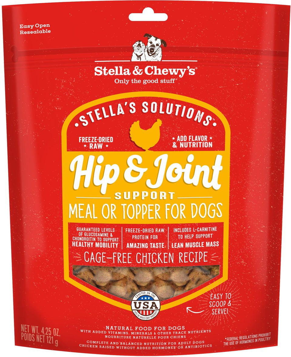 Stella & Chewy's Dog Solutions Hip and Joint Support Chicken 4.25 oz