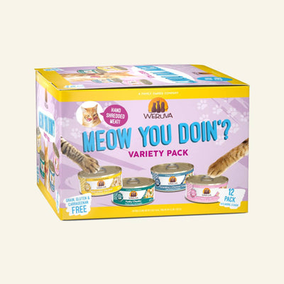 Weruva Cat Meow You Doin Variety Pack 5.5oz. (Case Of 12)