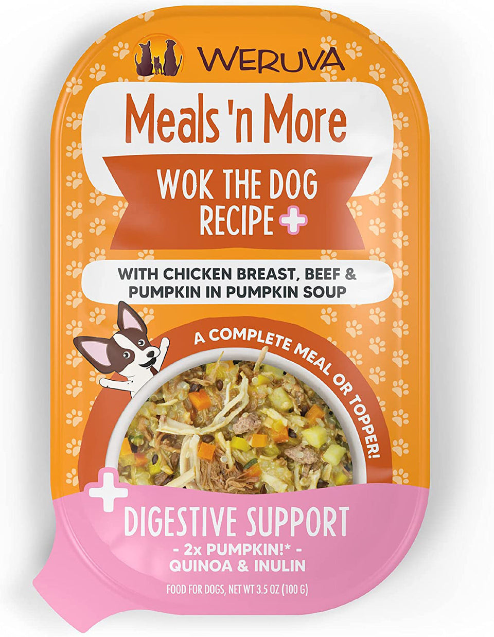 Weruva Meals N More Wok The Dog Cup, 3 oz, Case of 12
