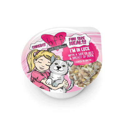 Bff Dog I'M in Luck Rice & Duck Cup 2.7 oz. 12 ct