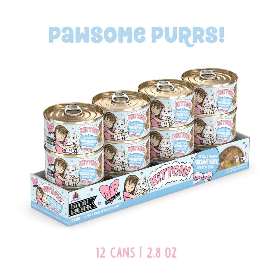 Bff Kitten Pawesome Purrs Chicken & Pumpkin 2.8oz. (Case of 12)