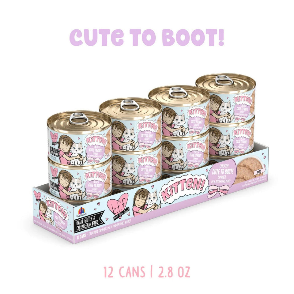 Bff Kitten Cute To Boot Chicken 2.8oz. (Case of 12)