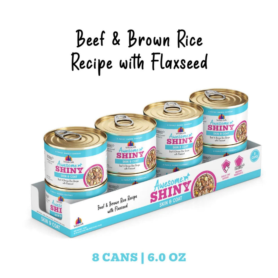Weruva Dog Shiny Beef & Rice 6oz. (Case of 8)