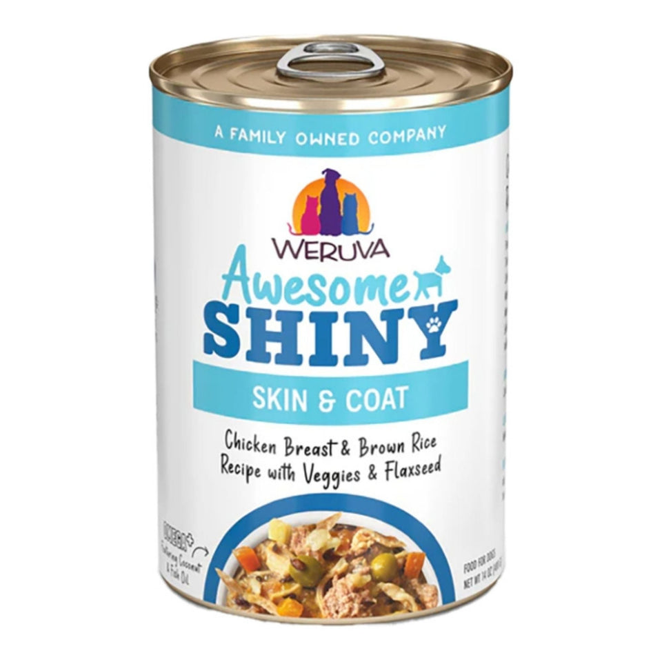 Weruva Dog Shiny Chicken & Veggie 14oz. (Case of 10)