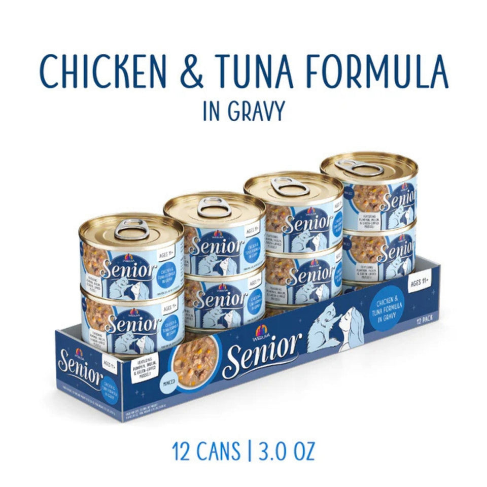 Weruva Cat Senior Chicken & Tuna Formula In Gravy 3oz. (Case of 12)