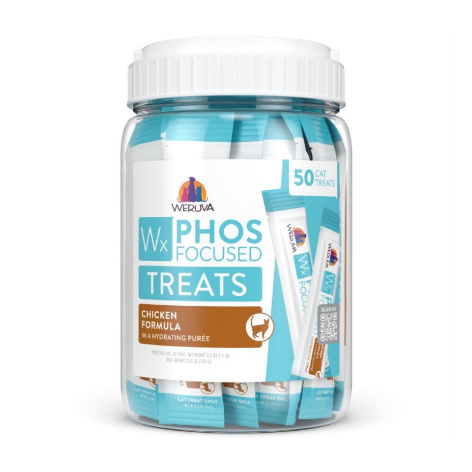 Weruva Cat Wx Phos Focused Chicken Formula Lickable Cat Treats - 50 Count