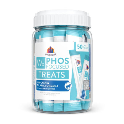 Weruva Cat Wx Phos Focused Chicken & Tilapia Formula Lickable Cat Treats 0.5oz. - 50 Count