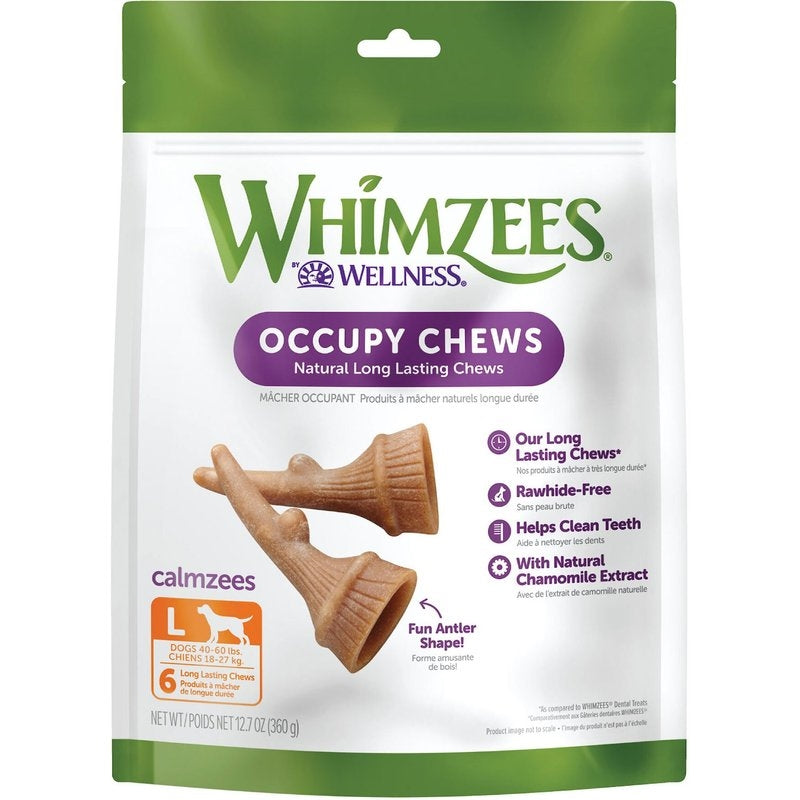 Whimzees Occupy Dog Dental Chews, Value Bag, Large, 12.7 oz