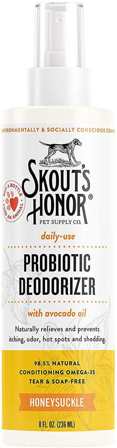 Skouts Honor Dog Probiotic Deodorizing Spray For Puppies, 8 oz