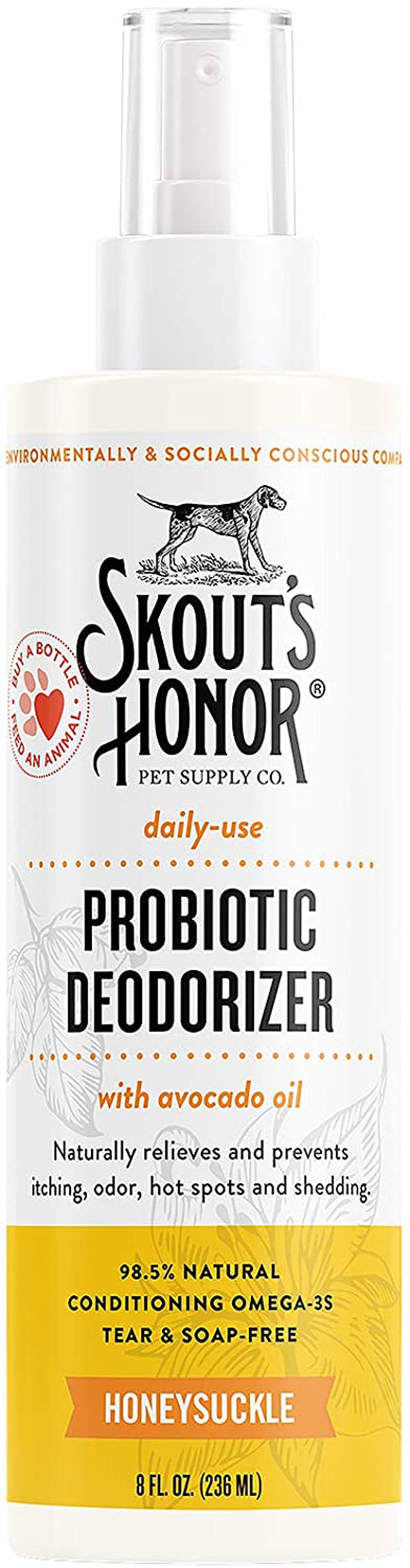 Skouts Honor Dog Probiotic Deodorizing Spray For Puppies, 8 oz
