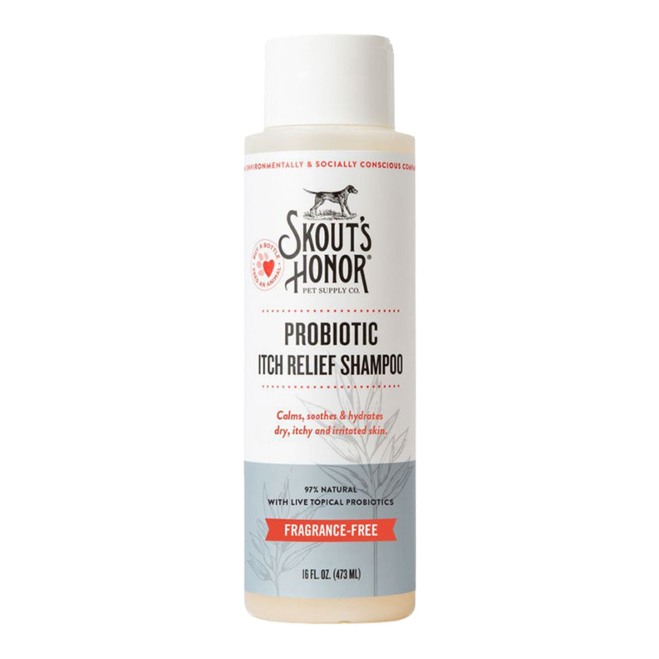 Skout's Honor Dog Probiotic Itch Relief Shampoo 16oz.