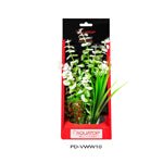 Aquatop Vibrant Wild Plant White 10in - Pets Perfect