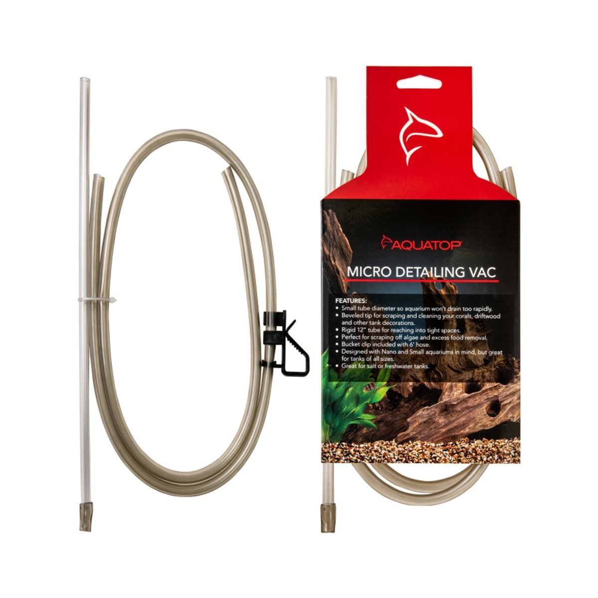 Aquatop Micro Detailing Gravel Vac 1ea/12 in - Pets Perfect