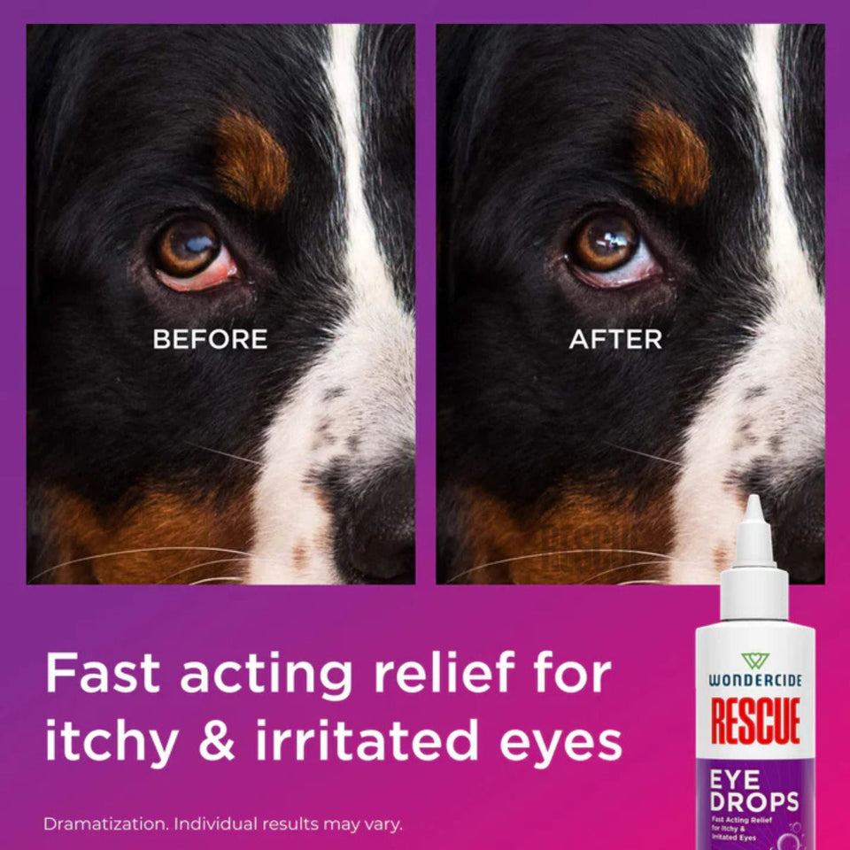 Wondercide Dog & Cat Rescue Eye Drops 4oz.