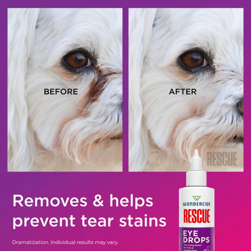 Wondercide Dog & Cat Rescue Eye Drops 4oz.