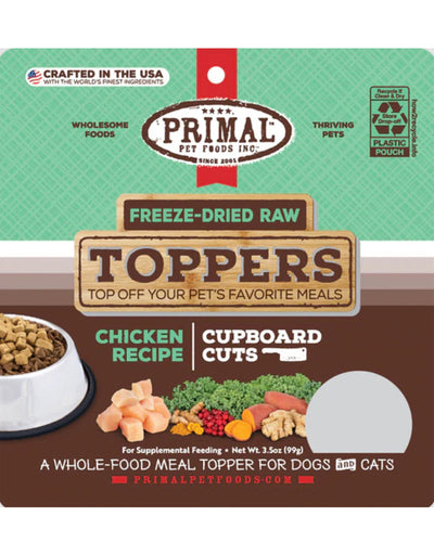 Primal Freeze-Dried Cupboard Cuts Toppers Chicken 3.5 oz