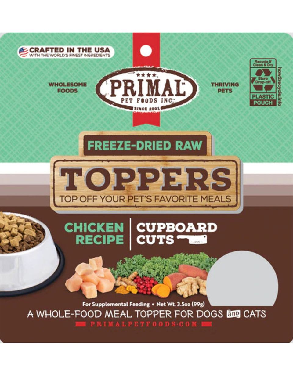 Primal Freeze-Dried Cupboard Cuts Toppers Chicken 3.5 oz