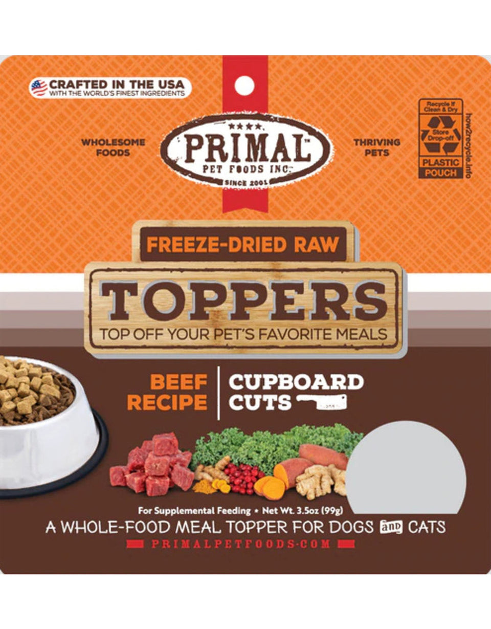 Primal Freeze-Dried Cupboard Cuts Toppers Beef, 18 oz