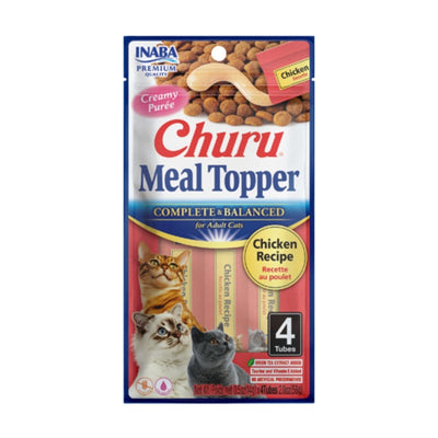 Inaba Churu Complete & Balanced Cat Food Topper - Chicken, 2 oz, 6 ct
