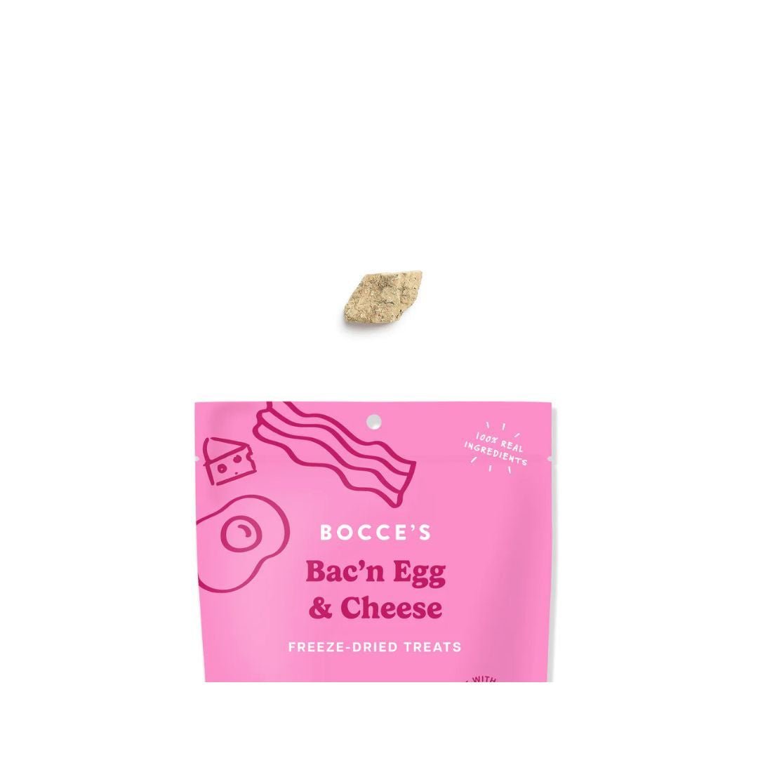 Bocce'S Bakery Dog Freeze Dried Bac'N Egg & Cheese Treat 3oz. - Pets Perfect