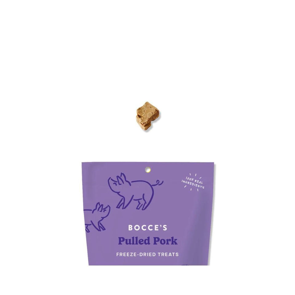Bocce's Bakery Dog Freeze-Dried Pulled Pork Dog Treat 3 oz, view 2