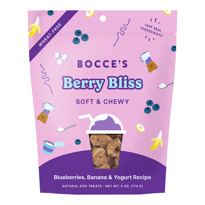 Bocce's Bakery Dog Soft & Chewy Berry Bliss 6oz.
