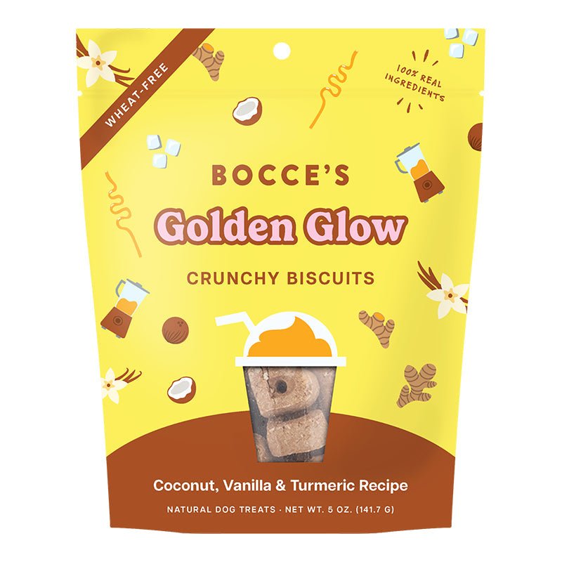 Bocce's Bakery Dog Biscuit Golden Glow 5oz - Pets Perfect