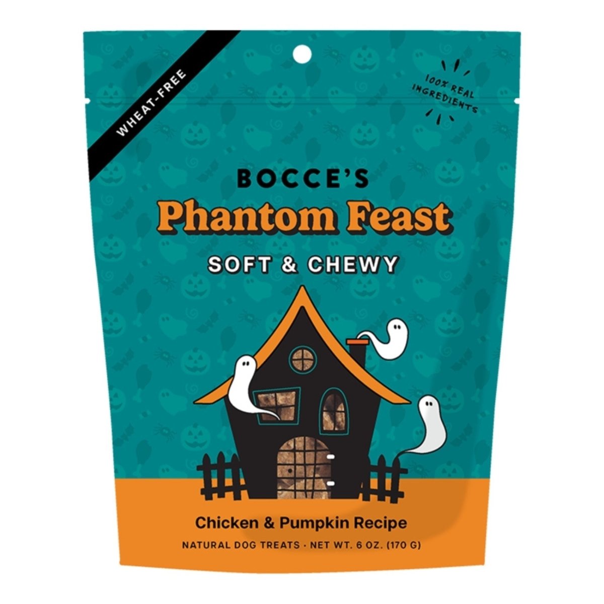 Bocce's Bakery Phantom Feast Soft & Chewy Dog Treats 6oz - Pets Perfect