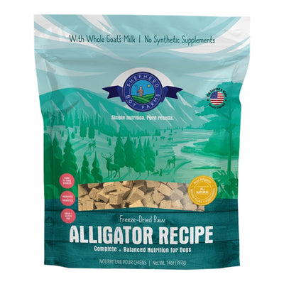 Shepherd Boy Farms Dog Freeze-Dried Alligator 14oz.