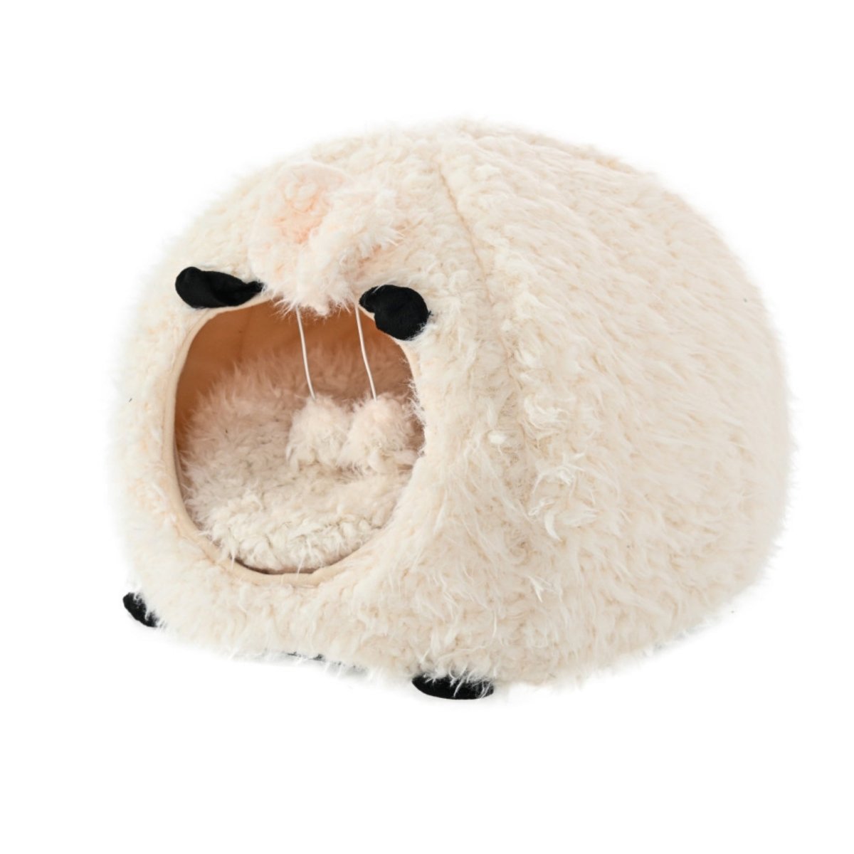 Max & Marlow Dome Cat Cave Sheep, 1ea - Pets Perfect