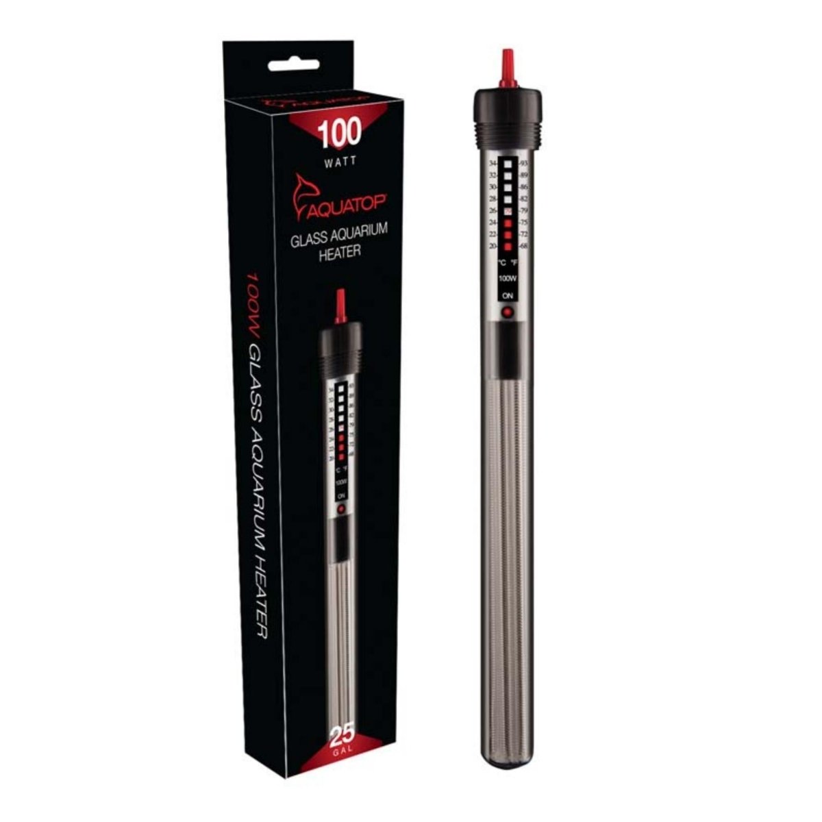 Aquatop Submersible Glass Aquarium Heater 1ea/100 W - Pets Perfect