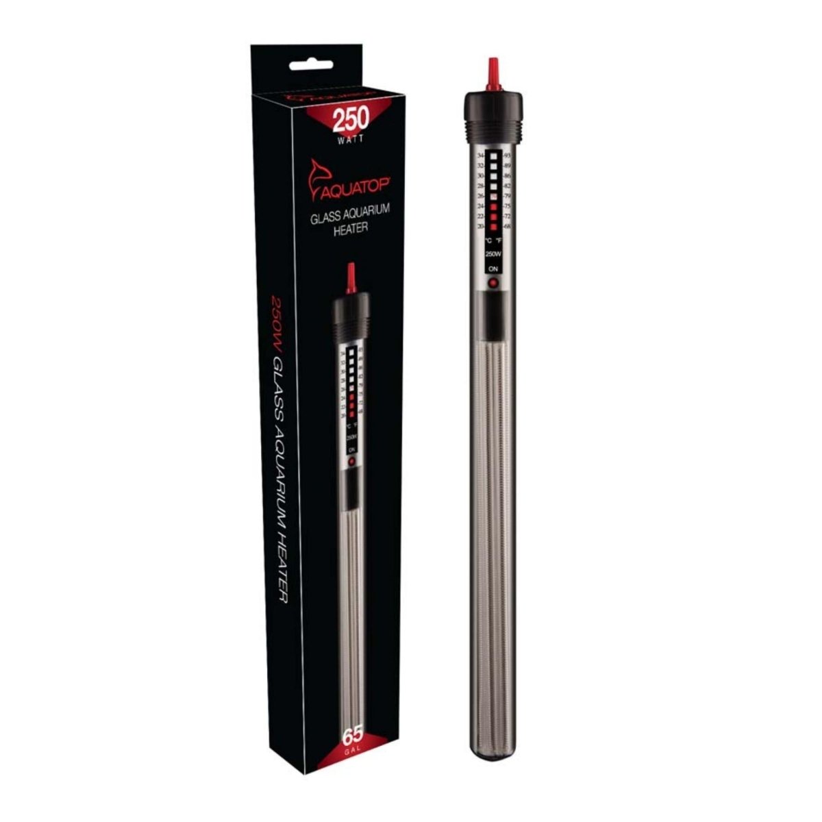 Aquatop Submersible Glass Aquarium Heater 1ea/250 W - Pets Perfect