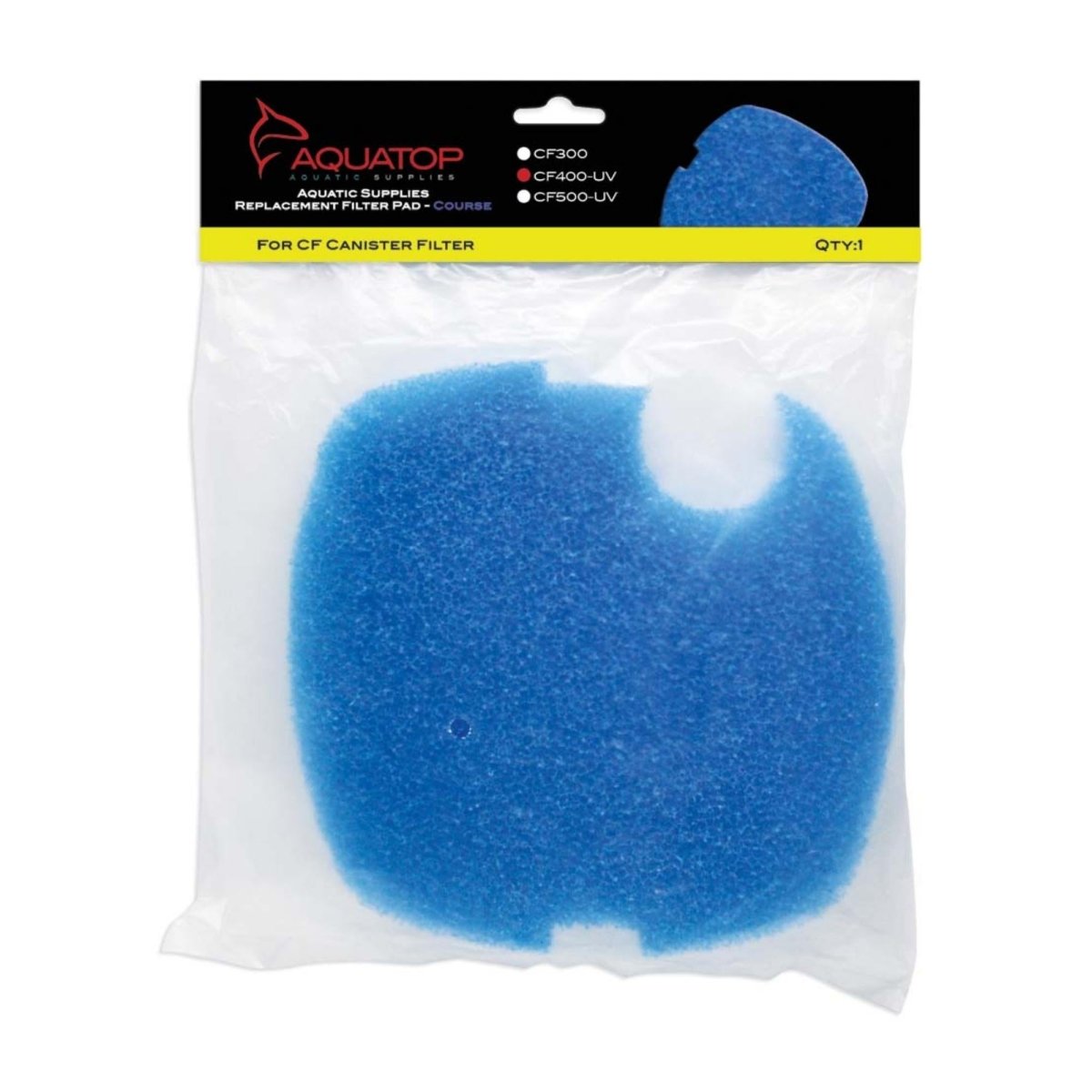 Aquatop Replacement Filter Sponge for CF Series Filters For CF - 400UV Blue 1 Pack - Pets Perfect