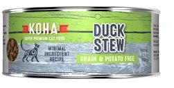 Koha Cat Duck Stew Wet Cat Food, 5.5 oz, 24 ct