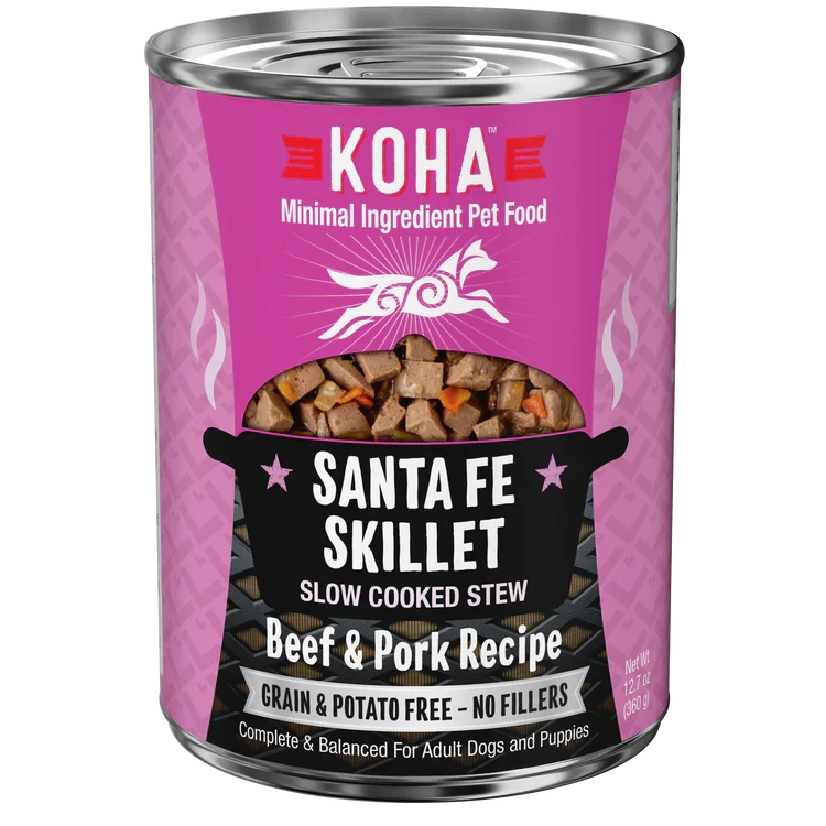 Koha Dog Grain-Free Santa Fe Stew, 12.7 oz each, Case of 12
