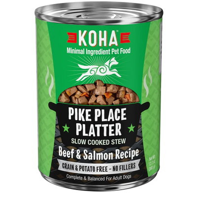 Koha Dog Grain-Free Pike Place Stew, 12.7 oz each, Case of 12
