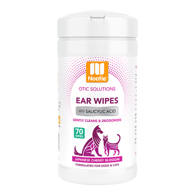 Nootie Ear Wipes Japanese Cherry, Blossom, 70-Count
