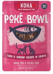 Koha Cat Grain Free Pok Tuna and Shrimp 3oz.(Case of 24) - Pets Perfect