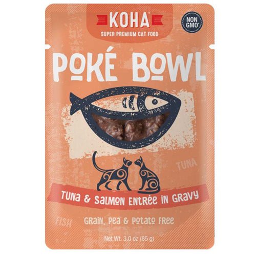 Koha Cat Grain Free Pok Tuna and Salmon 3oz.(Case of 24) - Pets Perfect